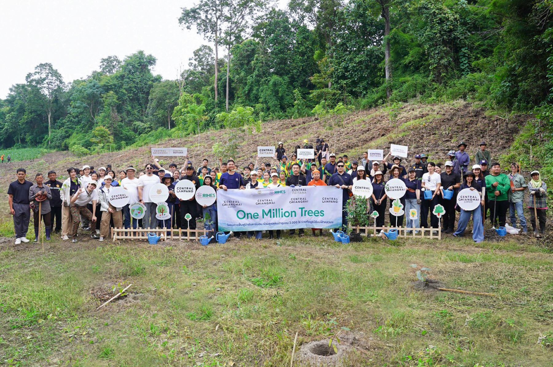 เซ็นทรัลพัฒนา เดินหน้าพันธกิจ มุ่งสู่องค์กร Net Zero 2050 สานต่อโครงการ “One Million Trees”